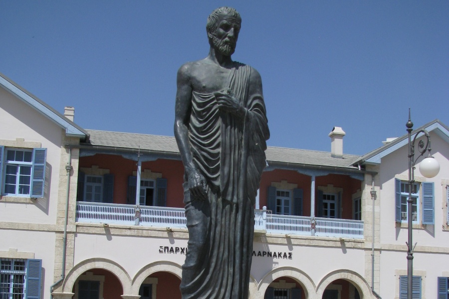 zeno kitio statue in phil