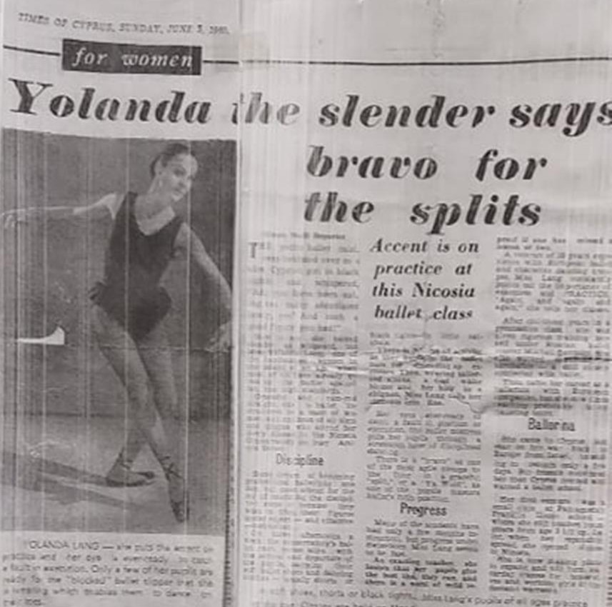 первая балерина кипра Иоланда Ланг 7 reporter