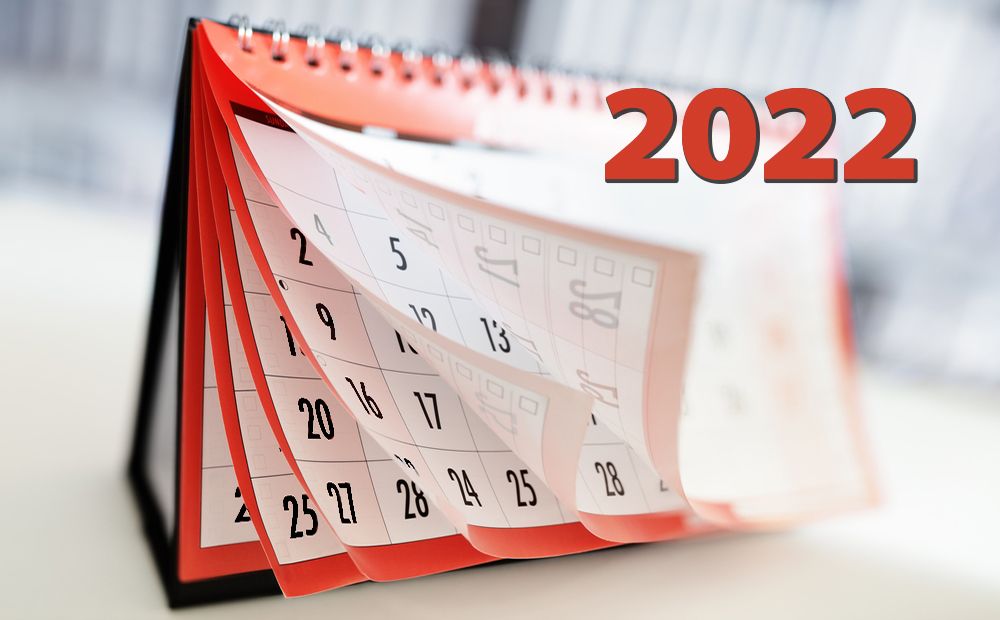 Праздничный график в 2022 году