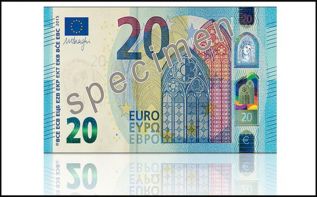 Новые 20 евро введены в обращение