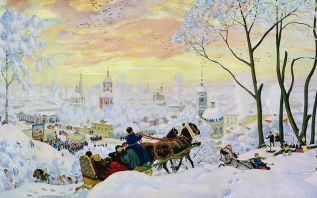 Борис Кустодиев. &quot;Зима&quot;. 1916 год. Источник: rewizor.ru