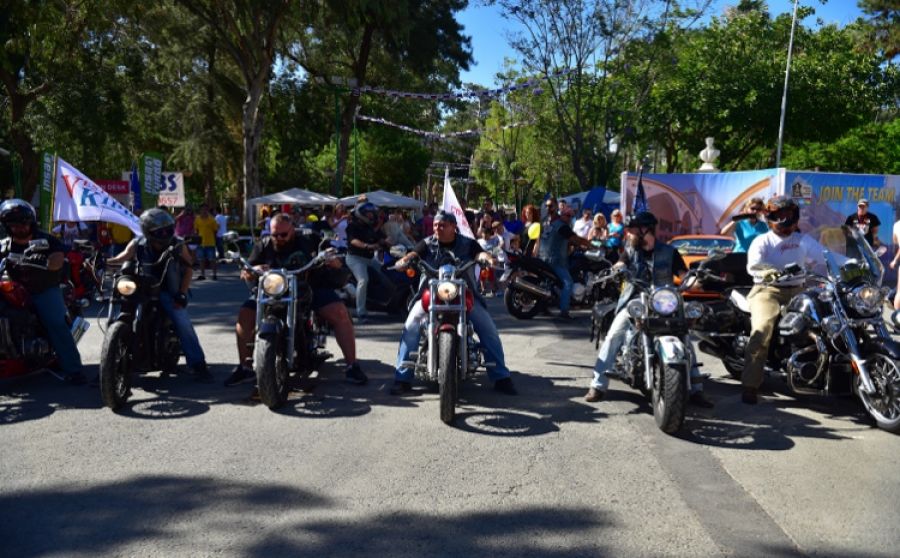 Кипрско-российский фестиваль: парад мотоклубов