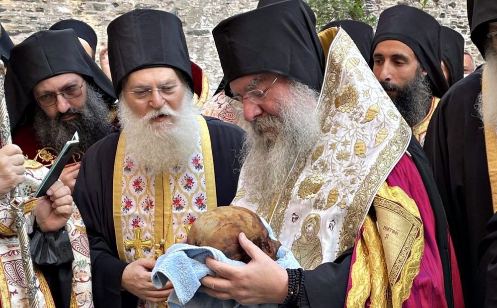 Обретение мощей старца Иосифа Ватопедского. Фото orthodoxianewsagency.gr