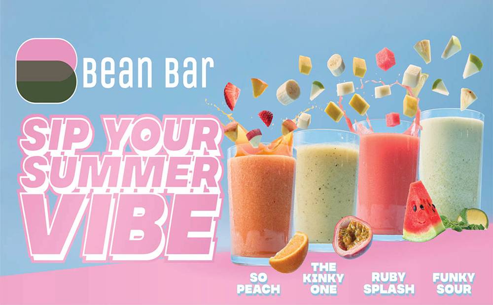 Bean Bar выводит лето на новый уровень: 4 новых фруктовых сока