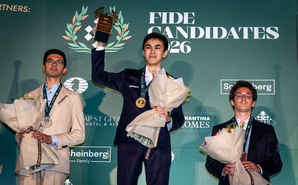 Состоялась церемония закрытия турнира претендентов FIDE-2026