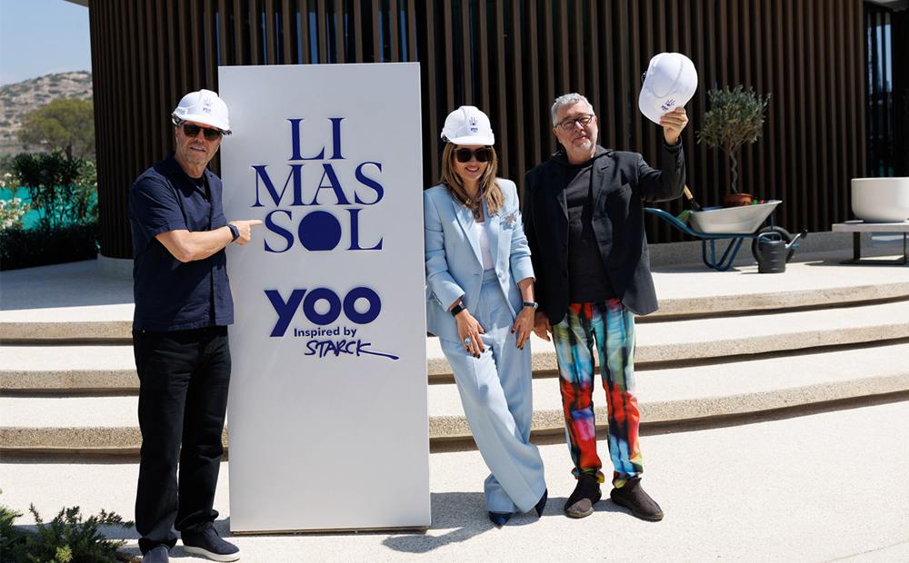 Филипп Старк впервые посетил Кипр на презентации YOO Limassol
