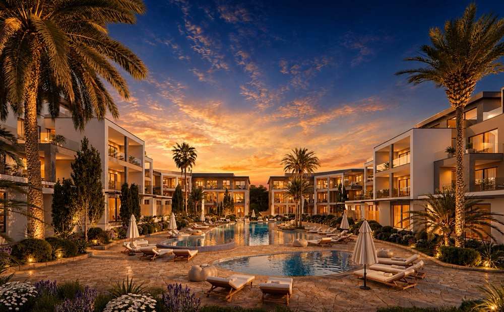Bel Air Gardens от Leptos Estates – концептуальный жилой комплекс в Героскипу